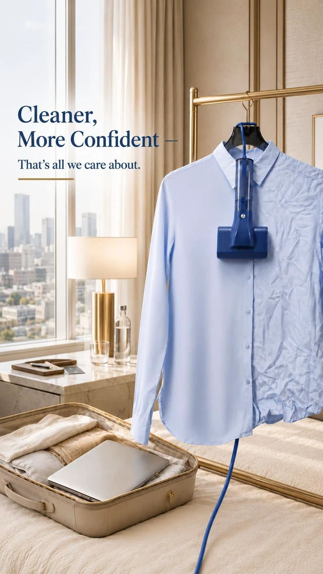 Alt view image 7 of 7 - G10 Steamer for Clothes, Portable Travel Irons,Handheld Garment Steamer
