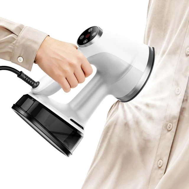 Main image of Handheld Garment Steamer for Clothes, 4200Pa Powerful Suction, Strong Penetrating Steam,3X Wrinkle Removal, 400ml Tank,2 in1 Steamer & Iron,1200W Portable Steamer for Business Travel and Home,110-120V