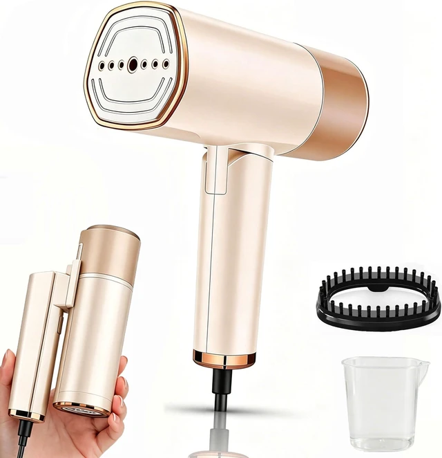 Main image of Portable Travel Steamer, Fast 15s Heat-up Steamer for Clothes, 120V Only | 1500W Foldable Steamer Powerful Wrinkle Remover, Portable Handheld Clothing Steamer, Travel Steamer & Iron 2-in-1
