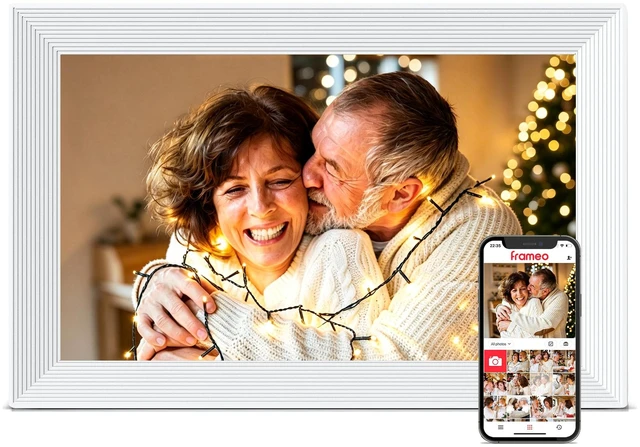 Main image of 10.1" Digital Picture Frame WiFi, Smart Electronic Photo Frame, 32GB | 1280*800 IPS HD Touchscreen, Instant Share Pictures Video, Auto-Rotate, Wall Mountable, Gifts for Mom, Wedding, House Warming