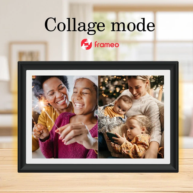 Alt view image 7 of 7 - 32GB FRAMEO 10.1 Inch WiFi Digital Photo Frame, 1280x800 HD IPS LCD Touch Screen, Auto-Rotate Portrait and Landscape, 32GB Storage, Share Moments Instantly via Frameo App from Anywhere