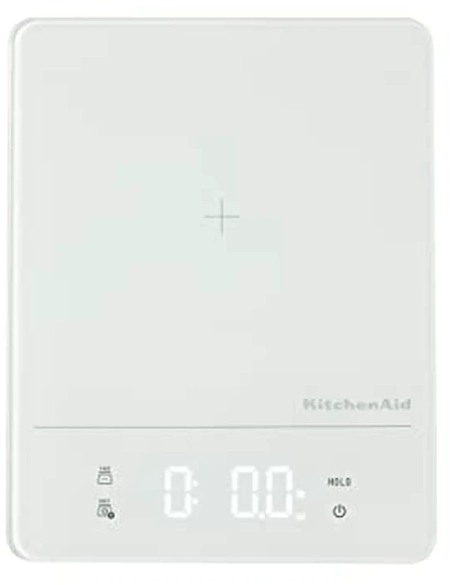 Main image of KQ913 Digital Waterproof (IPx7) Kitchen and Food Scale, LED readout, 11 Pound Max Capacity, White
