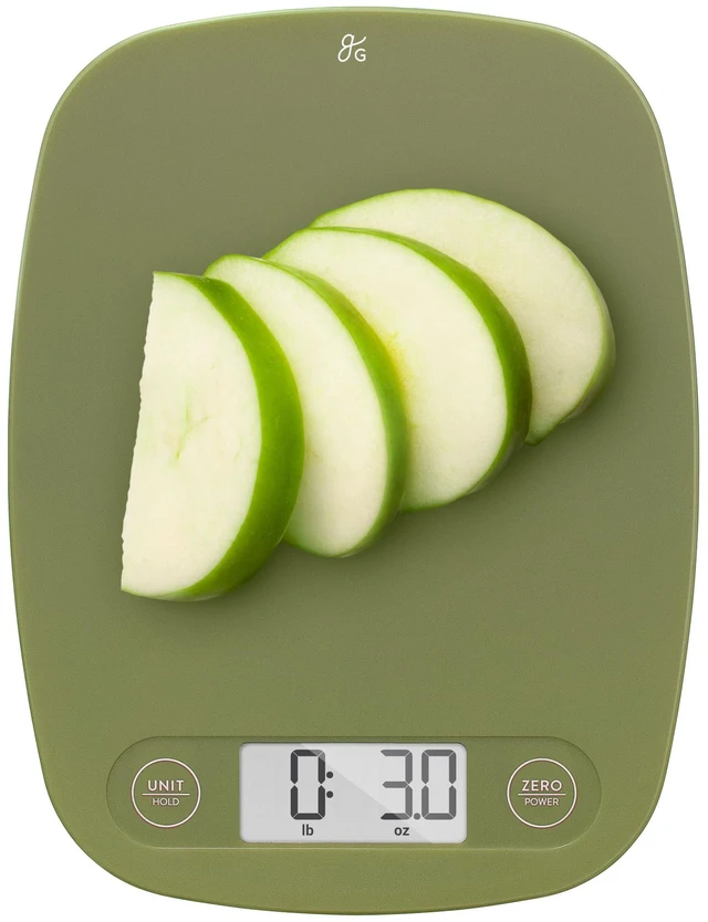 Main image of Food Scale, Slim & Compact Build, 1g Precision (Moss Green) | Digital Kitchen Scale for Cooking, Meal Prep & Portion Control, Tare, Auto Shut-Off, g/oz/lb/ml Conversion & Calorie Tracking