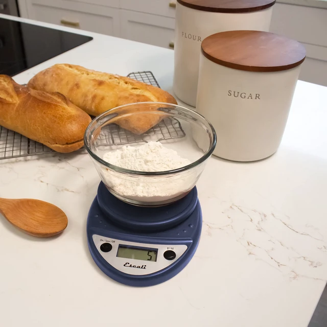 Alt view image 5 of 5 - Primo Digital Food Scale Multi-Functional Kitchen Scale and Baking Scale for Precise Weight Measuring and Portion Control, 8.5 x 6 x 1.5 inches, Royal Blue