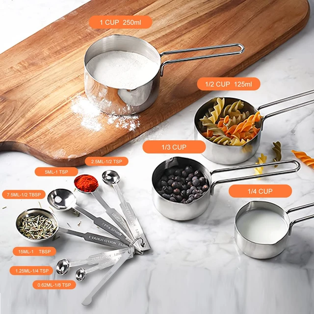 Alt view image 6 of 6 - 7-Speed Electric Hand Mixer,5 Large Mixing Bowls Set,Handheld Mixers with Whisks Beater,Stainless Steel Metal Nesting Bowl Measuring Cups Spoons Kitchen Cake Blender for Prep Baking Supplies