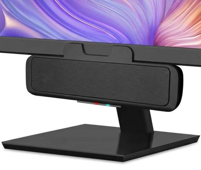 Main image of CA-2890BT USB and Bluetooth Speaker Bar with Speakerphone | Compact Speaker Bar for PC and Mac, Great for Calls and Music, Auto-Switch Between Devices, Mic Mute Button, 5ft Cable