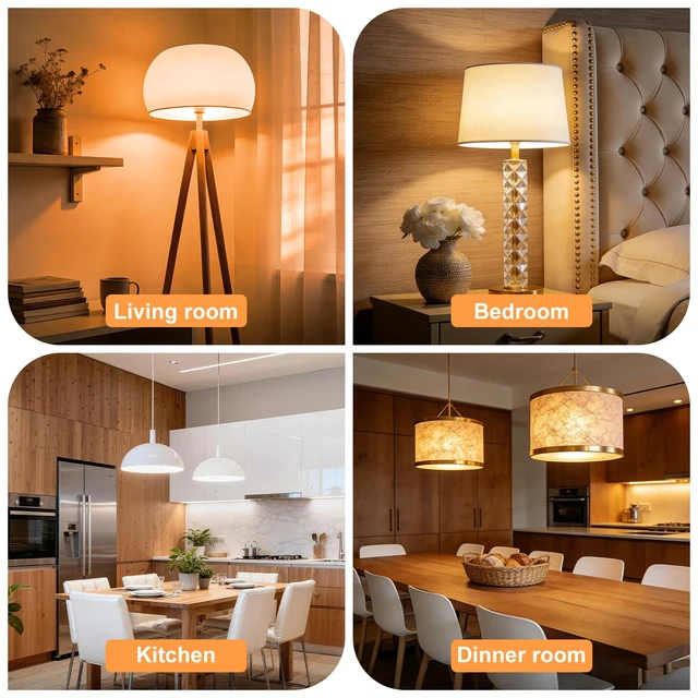 Alt view image 6 of 7 - LED 3-Way Light Bulbs 30/70/100 Watt Equivalent, 5000K Daylight, A19 E26 Base, 500lm-800lm-1200lm, 3-Way Dimmable Light Bulbs for Reading, Living Room, Office, Kitchen (2 Pack)