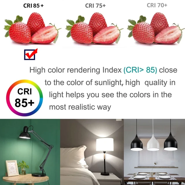 Alt view image 3 of 5 - A19 LED Light Bulb Daylight 5000K 800LM Energy Efficient 60 Watt Equivalent