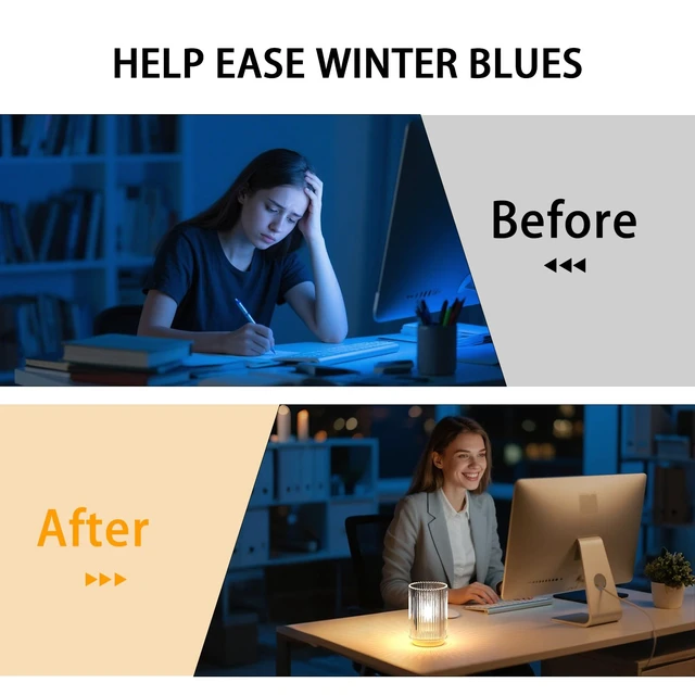 Alt view image 5 of 7 - Cordless Table Lamp with Timer, Bedside Lamps with LED Warm Light | 3AAA Battery Operated, Glass Small Desk Lamp for Bedroom, Bathroom, Living Room, Home Decor