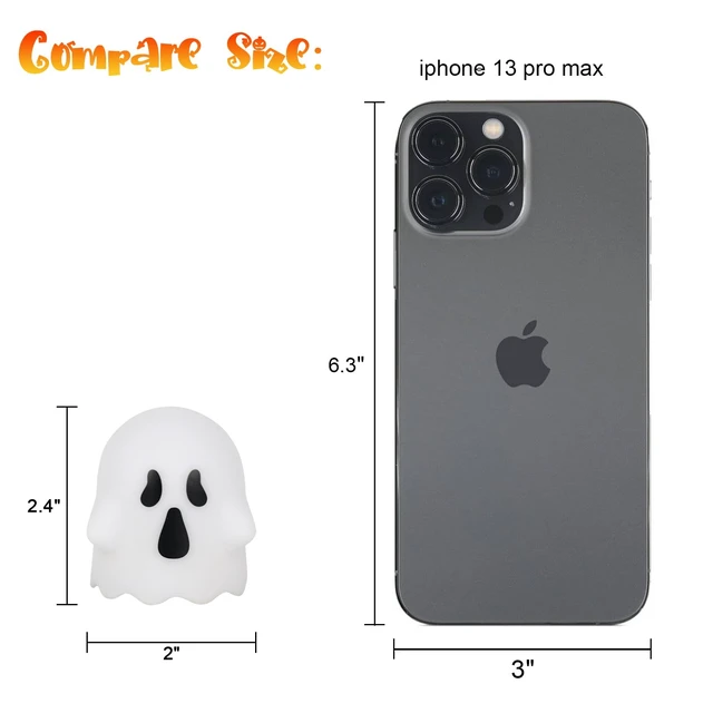 Alt view image 7 of 7 - Halloween Ghost Lights Flameless Votive Candles with Remote Timer | Battery Operated(Included) LED Candles Flickering, 400 Hours Long Lasting, Cute Halloween Indoor Decor, 2"Dx2.4"H, 6 Pack