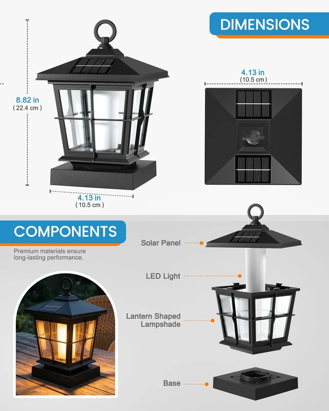 Alt view image 5 of 7 - 2 Pack Flashing Flame Solar Pendant Lights | Halloween Outdoor LED Simulated Flame Solar Garden Light, IP65 Waterproof Perfect Halloween decor for lawns, patios, etc.