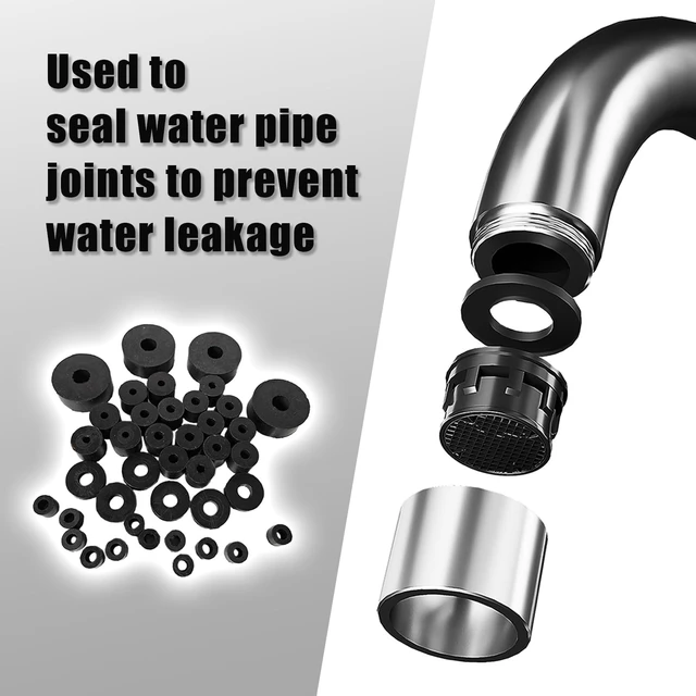 Alt view image 3 of 6 - 40 Pcs Thick Rubber Spacer 5 Sizes Multi Purpose Black Round Rubber Washers Anti Vibration Isolation Pads Bushings for Home Industrial Machinery Car Bolts Screws