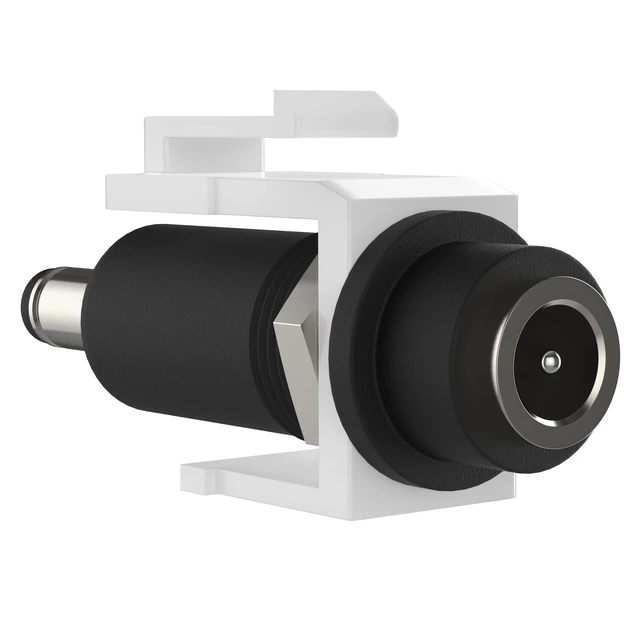 Alt view image 5 of 7 - DC Keystone Jack, Power, 12v, 5.5mm x 2.1mm Connector for Keystone Wall Plate (5-Pack Barrel)