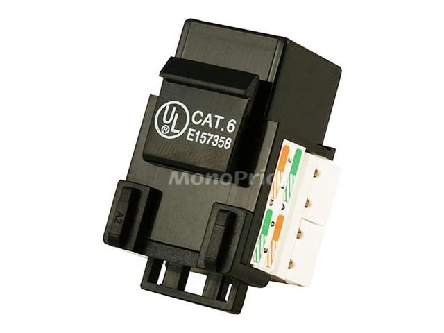 Alt view image 4 of 4 - Cat6Punch Down Keystone Jack - Black