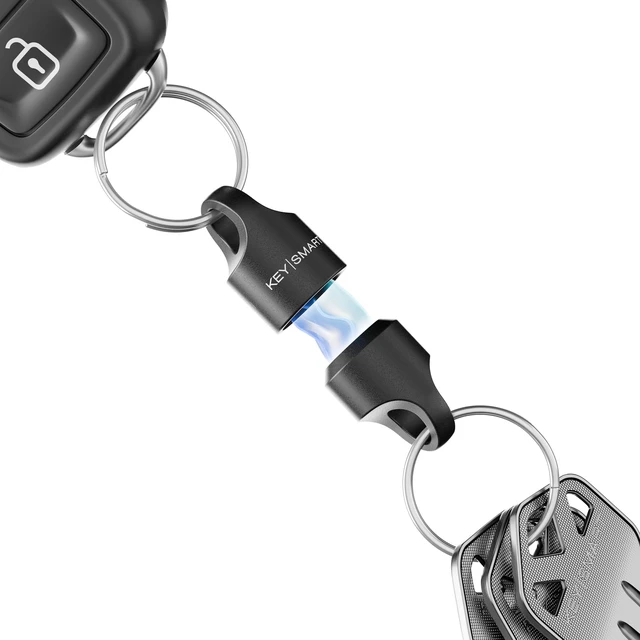 Main image of MagConnect - Magnetic Quick Release Keychain Connector, Secure Pull-Apart Key Attachment Accessory (Black)