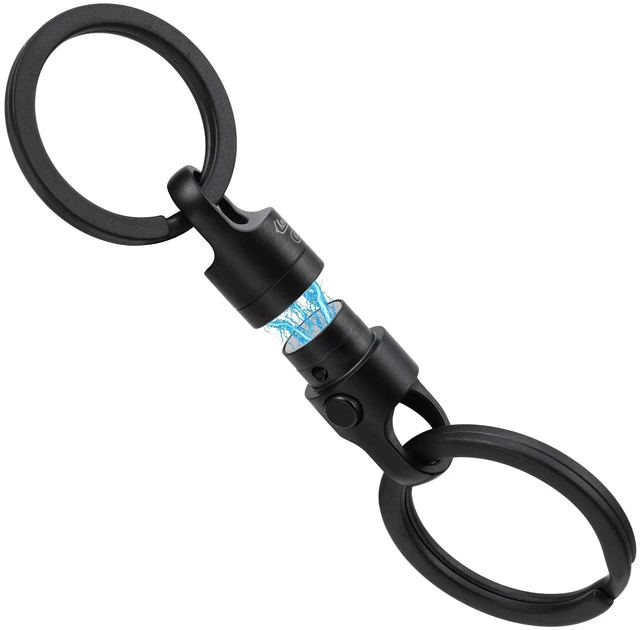 Main image of Titanium Magnetic Quick Release Keychain | One-Hand Detachable Connector for Car Keys, House Keys, USB Drives and EDC