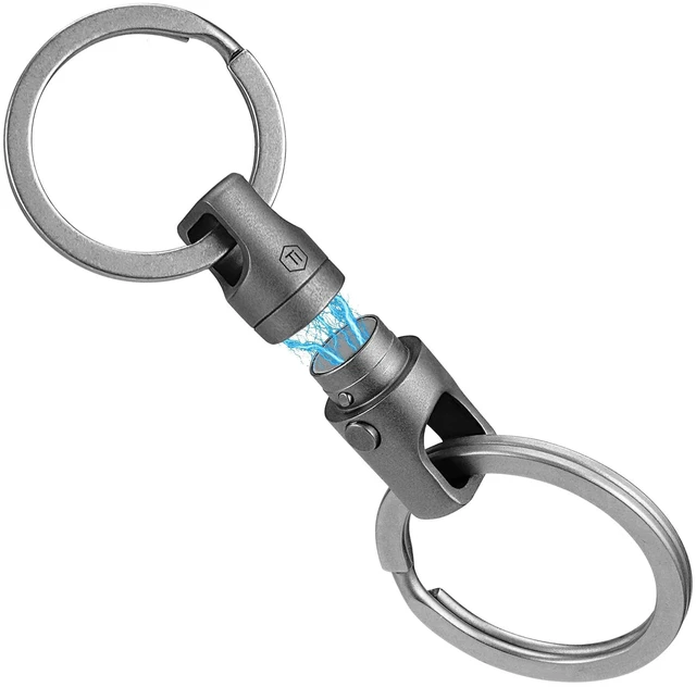 Main image of KA45 Titanium Magnetic Quick Release Keychain | One-Hand Detachable Connector for Car Keys, House Keys, USB Drives and EDC