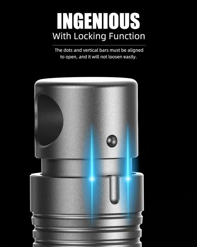 Alt view image 2 of 7 - Titanium Quick Release Swivel Keychain, Retractable Key Chain Detachable Keychain ClipPull Apart Key Rings for Men Women