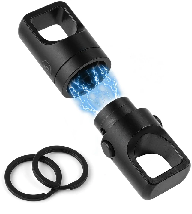 Main image of KA45 Titanium Magnetic Quick Release Keychain | One-Hand Detachable Connector for Car Keys, House Keys, USB Drives and EDC