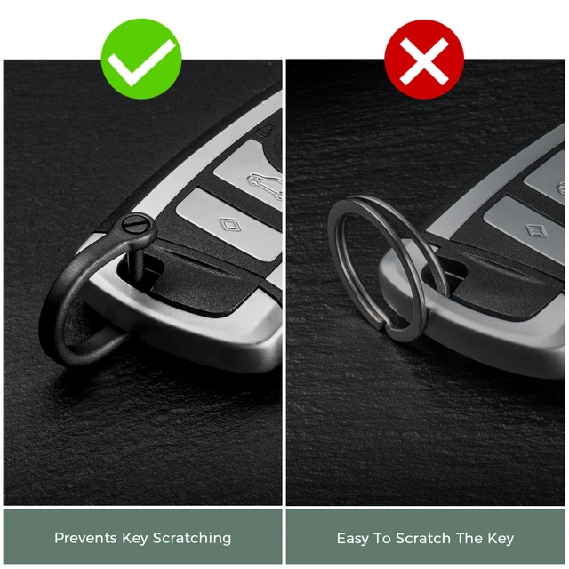 Alt view image 7 of 7 - Quick Release Magnetic Keychain, Detachable Magnet Key Chain Holder (Aluminium-Black)