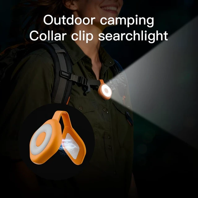 Alt view image 4 of 7 - Running Lights for Runners, Magnetic Clip On Rechargeable 6 Modes | Ultra Bright LED, Secure Magnetic Clip, Hands-Free Design, Lightweight, for Night Running Dog Walking Hiking Camping