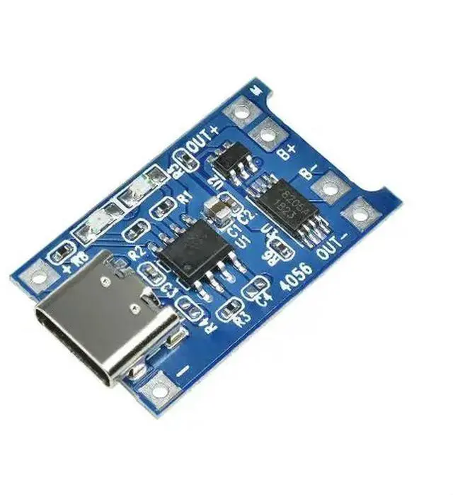 Main image of TP4056 Type-C 5V 1A Lithium Charger Module Charging Board with Protection Overcharge Discharge Protection Module