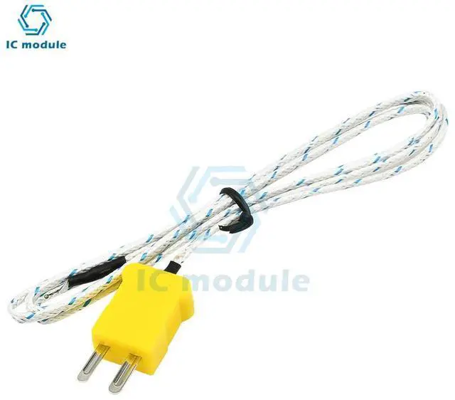 Main image of 1M K-type Test Length Wire Temperature Meter Thermocouple Sensor Probe Cable Tester Line For Thermostat Multimeter