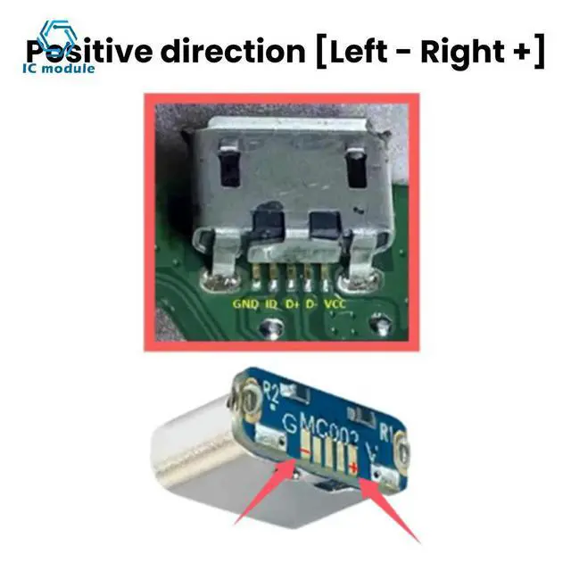 Alt view image 3 of 6 - Micro USB to Type-C Adapter Board Dual Function Charging Data Transfer DIY Modification Accessory for Device Upgrade