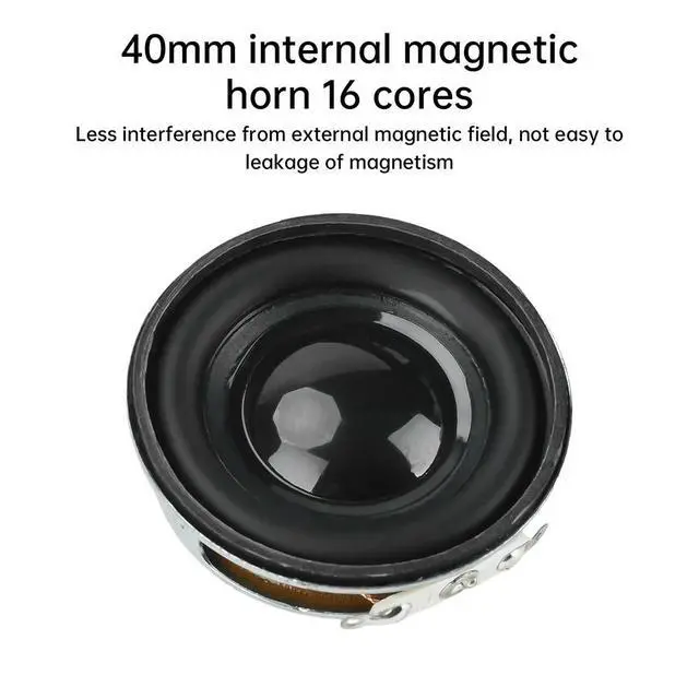 Alt view image 3 of 6 - 40mm Speaker 4021 Mini 4ohm 3W Loudspeaker for Notebook LCD Monitor DIY Electronic Component Kit