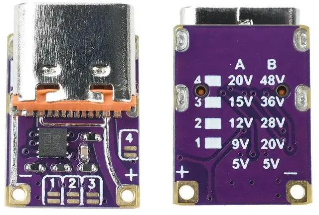 Main image of Type-C Fast Charging Trigger PD3.0/QC3.0 Decoy Module 5V-20V Output for DIY Power Bank/Laptop Charger