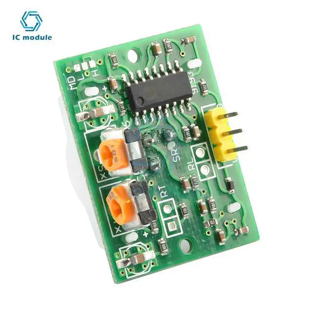 Alt view image 2 of 6 - HC-SR501 HC SR501 Human Body Infrared Sensor Module PIR Motion Sensor Module Security Motion Switch Board 3-30V 5V 12V 24V