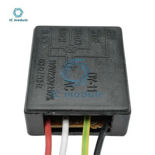 Alt view image 2 of 6 - 3 Way Touch Sensor Switch Desk Light Parts AC 100-240V Touch Control Sensor Dimmer for Bulbs Lamp Switch