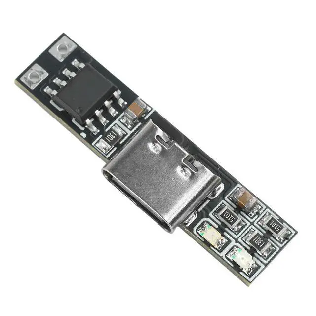 Alt view image 3 of 6 - DC 3.7V Ultra-Narrow And Ultra-Charger Module Li-Ion Charging Board 1A 4.2V Charger Module Type-C Electronic Kit