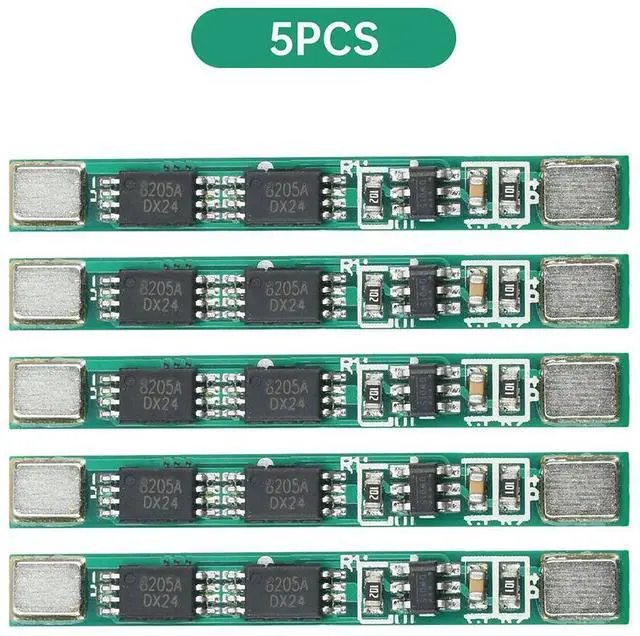 Main image of 5PCS/Lot 1S 3.7V 4A Li-ion Charging Protection Board Module 2MOS BMS Protection Board