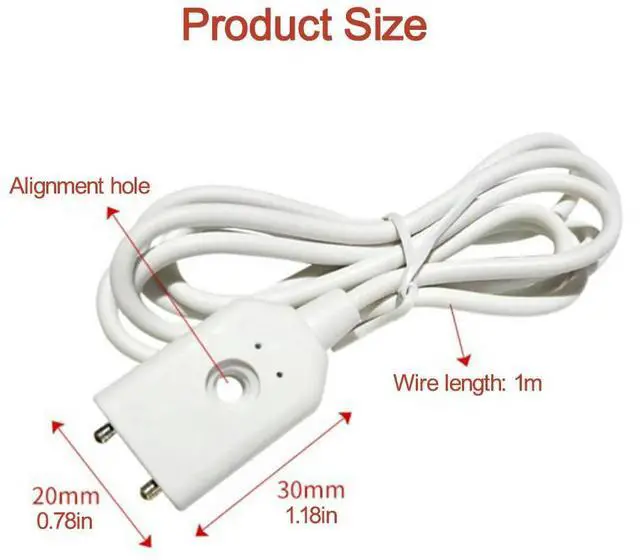 Main image of 1M Wired Type Tater Leakage Alarm Detector Water Sensor Detection Cable With Two l Pole Electronic Component kit