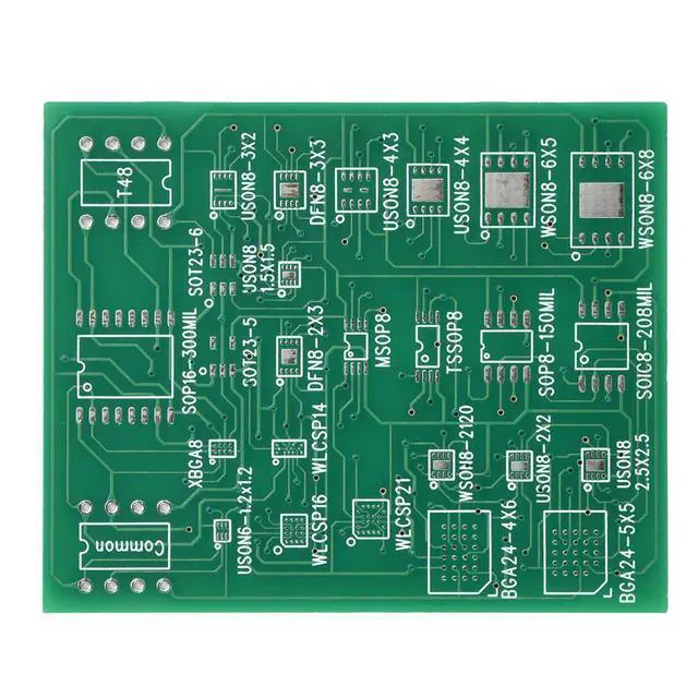 Alt view image 2 of 3 - 25-in-1 SMD to DIP8 Universal Adapter 4-Layer PCB, SOIC8/16 SOP8 DFN8 USON8 DFN8 SOT5 SOT6 WSON8 WLCSP TSSOP8 Electronic Kit
