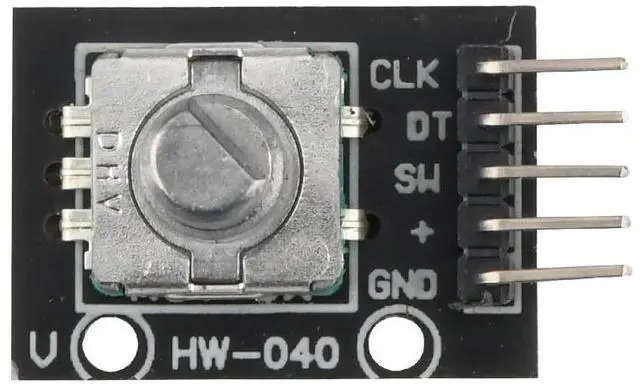 Main image of 360 Degrees Rotary Encoder Module For Brick Sensor Switch Development Board KY-040 With Pins