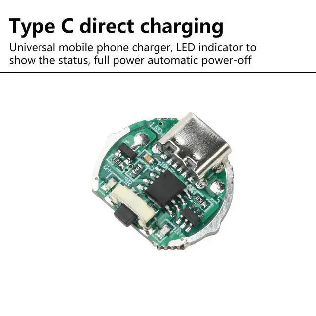 Alt view image 2 of 6 - DIY Flashlight Control Motherboard LED Driver Control Board Brightness Charging Protection With Switch Three levels of Dimmer