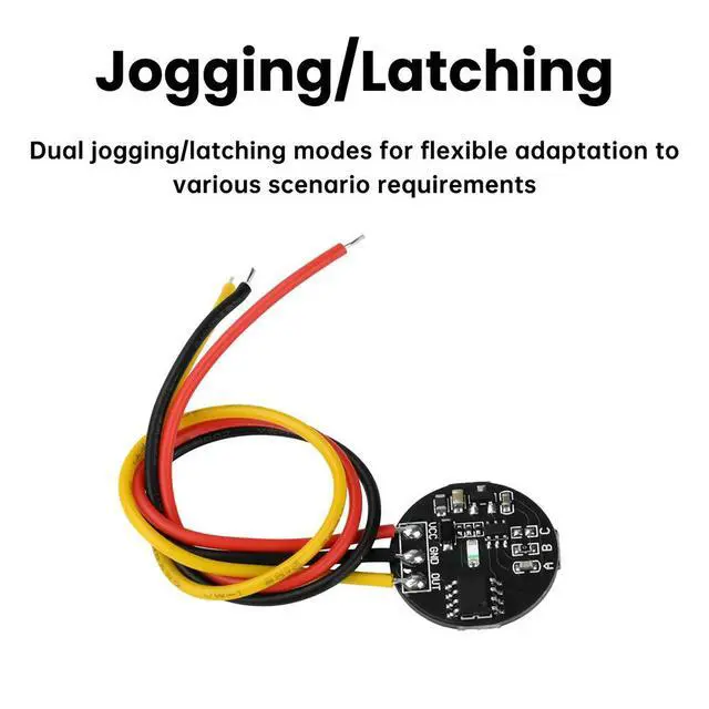 Alt view image 3 of 6 - 3V-30V Jog / Latch Touch Key Switch Sensor Module Bistable Light Capacitive Touch Switch Electronic Kit