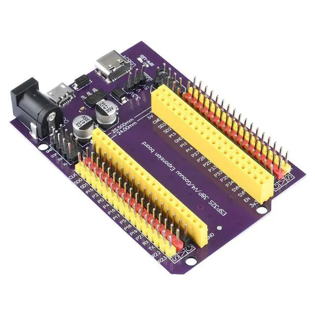 Alt view image 3 of 6 - ESP32 ESP32S ESP-WROOM-32 Expansion Board Module Development Board Backboard Compatible with 38PIN ESP32 Development Board