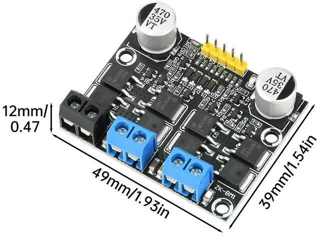 Main image of DC Motor Driver H-Bridge Module Forward and Reverse PWM Speed Regulator Electronic Component t Kit