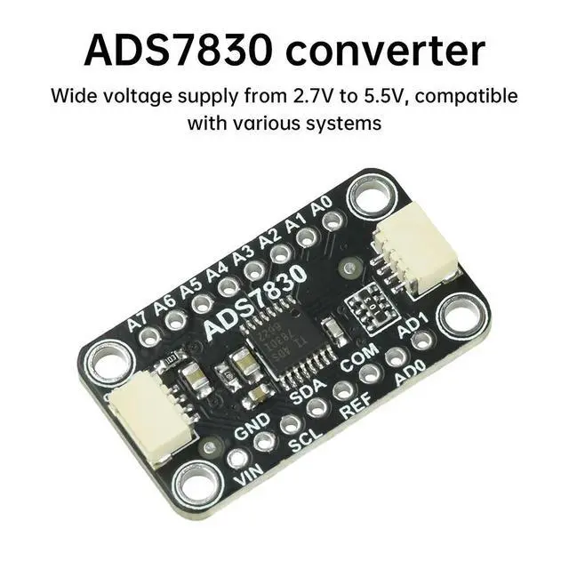 Alt view image 3 of 6 - ADS7830 8-bit ADC Analog-To-Digital Converter Module Compatible With STEMMA QT Qwiic