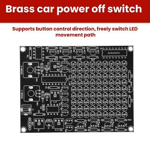 Alt view image 2 of 6 - DIY CHA-81 DC4.5-9V LED Tracking Light Game Soldering Project Practice Electronic Component Kit