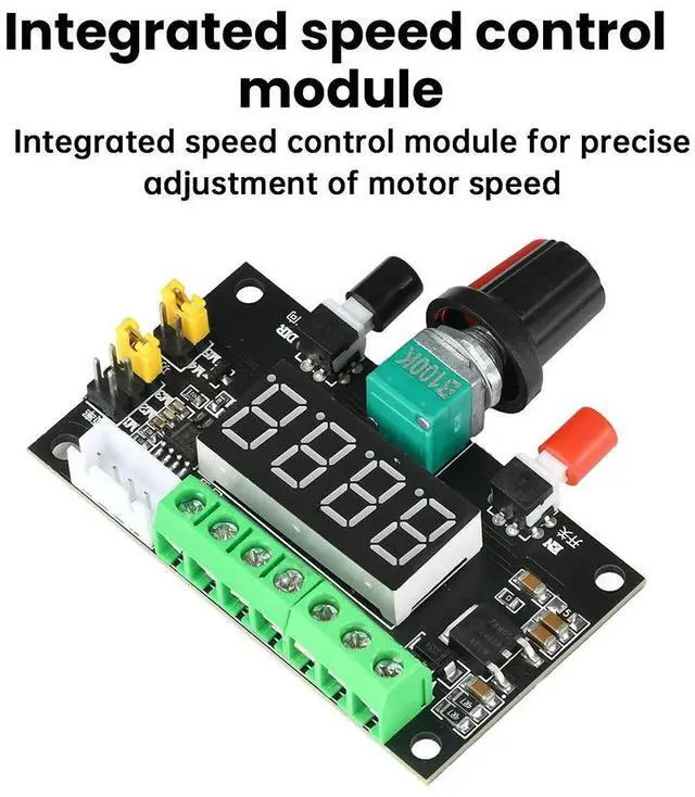 Main image of 12V 24V Stepper Motor Driver Controller Speed Regulator PWM Pulse Signal Generator Module With LED Display