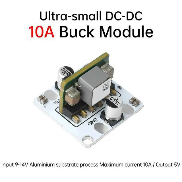 Alt view image 3 of 6 - DC 9-14V to 5V Output DC-DC Buck Module 10A High Power Regulator Module Buck Converter Inverter Electronic Kit