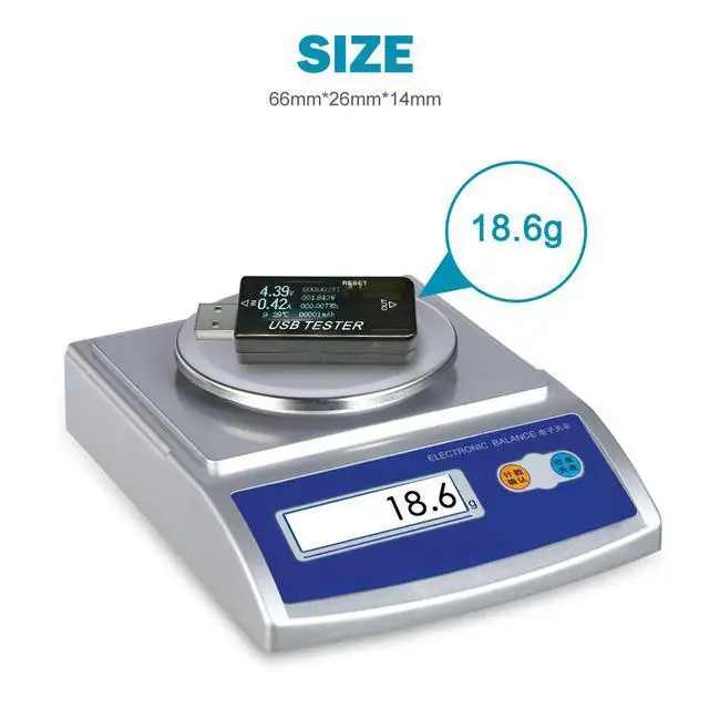 Alt view image 3 of 3 - 6 in1 USB Voltmeter Ammeter Current Voltage Tester Module LCD Digital Display Power Capacity Tester
