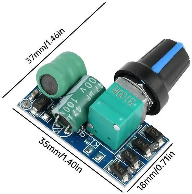 Main image of DC12-80V Motor Speed Controller Module LED Dimmer Speed Regulator Control Adjust Board Switch Power Supply