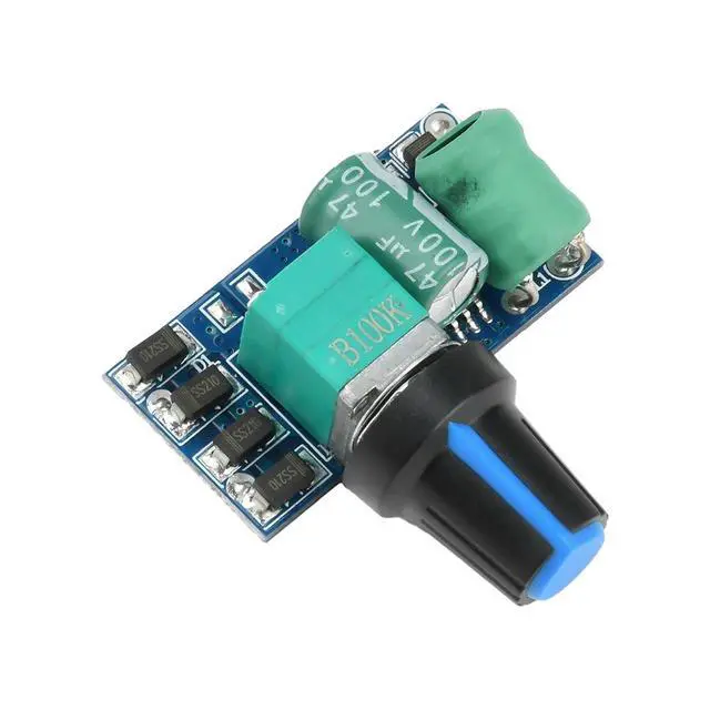 Alt view image 3 of 3 - DC12-80V Motor Speed Controller Module LED Dimmer Speed Regulator Control Adjust Board Switch Power Supply