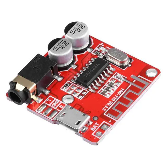 Alt view image 3 of 6 - 3W Bluetooth-compatible Audio Receiver Board Bluetooth 4.1 5.0 MP3 Lossless Decoder Board Stereo Music Module VHM-314
