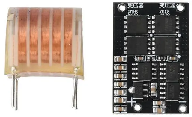 Main image of 80W High Voltage Arc Igniter Module DC 5-13V to 10-20kV AC, Auto Arc Starting & Overheat Protection for DIY Projects